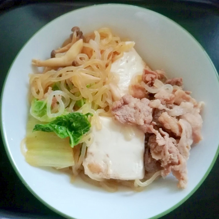 簡単に肉豆腐